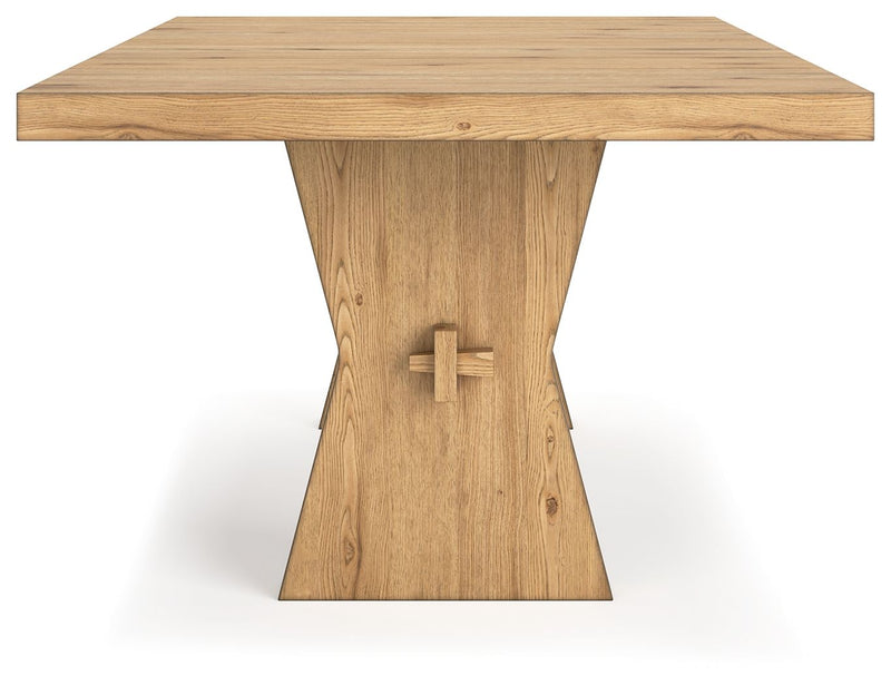 Galliden - Rectangular Dining Room Table - Light Brown - R&R Furniture Gallery (Fountain Valley, CA)