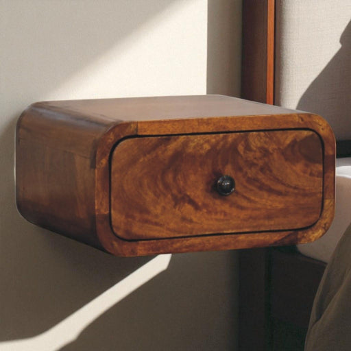 Avora - Wall Mounted 1 Drawer Nightstand - R&R Furniture Gallery (Fountain Valley, CA)