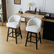 360 Degree Rotation Swivel Counter Stools (Set of 2) - R&R Furniture Gallery (Fountain Valley, CA)