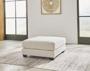 Lerenza - Oversized Accent Ottoman - Birch - R&R Furniture Gallery (Fountain Valley, CA)