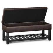 Cosmopolitan - Storage Ottoman Bench With Open Bottom - R&R Furniture Gallery (Fountain Valley, CA)