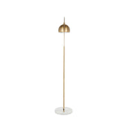 Contemporary Lumi Source March floor lamp with sleek metal stand and adjustable arm, modern lighting for living room or office.