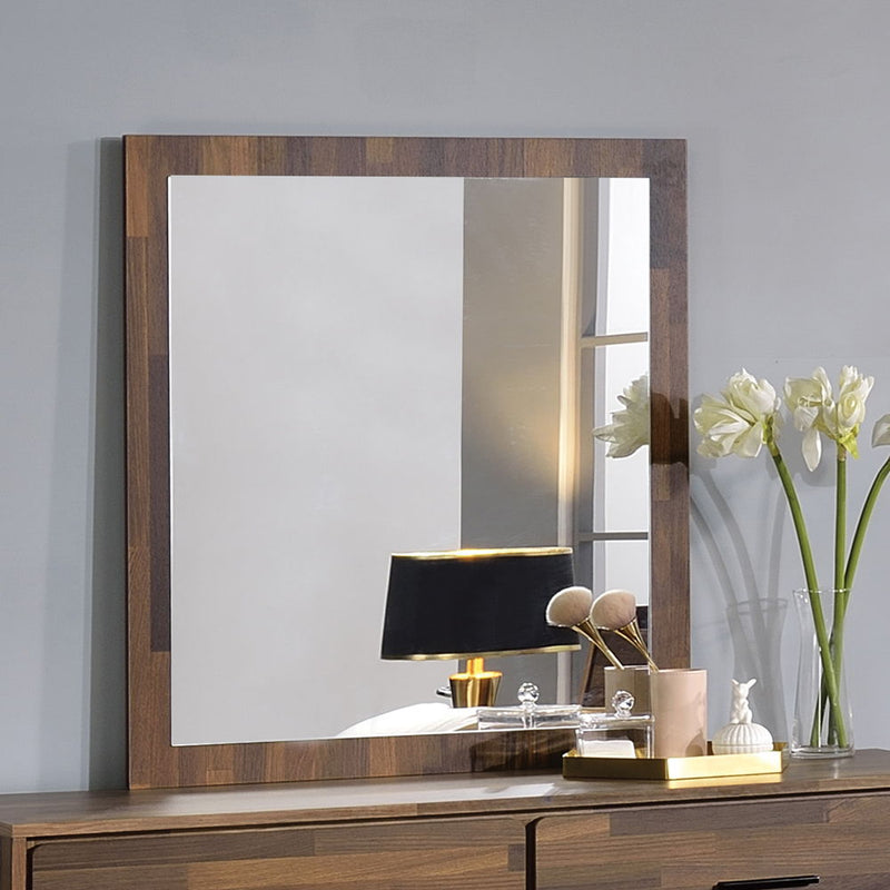 Hestia - Mirror - Walnut - R&R Furniture Gallery (Fountain Valley, CA)