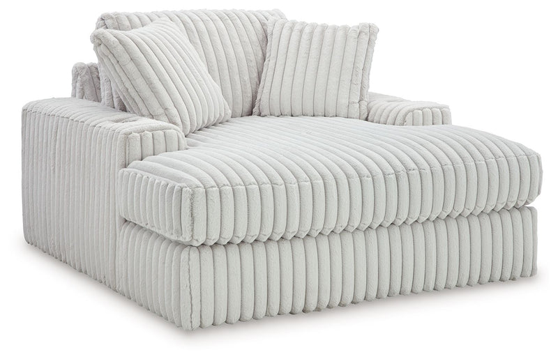 Stupendous - Oversized Chaise - Alloy - R&R Furniture Gallery (Fountain Valley, CA)