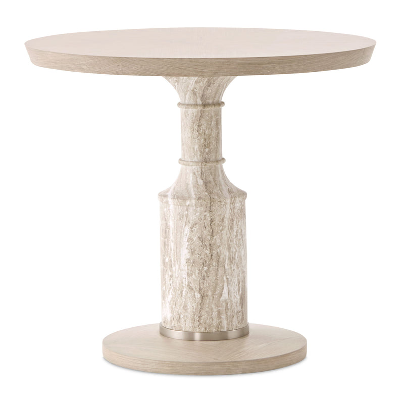 Lotus Bay - 40" Round Gathering Table - Sand - R&R Furniture Gallery (Fountain Valley, CA)