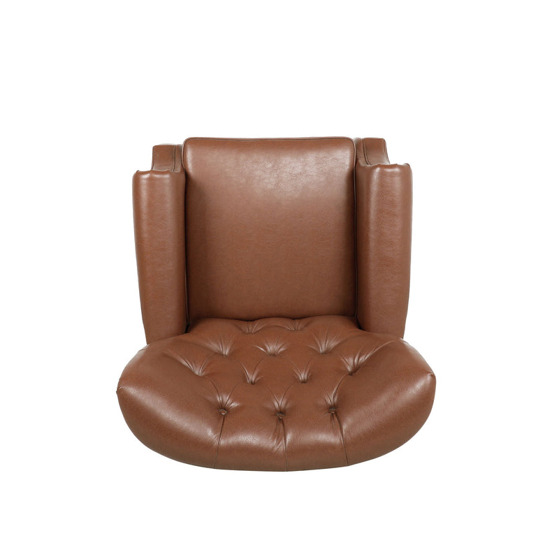 Welch - Contemporary Tufted Pushback Recliner - R&R Furniture Gallery (Fountain Valley, CA)