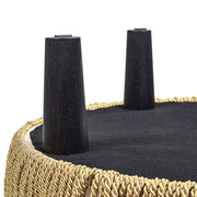 Yolanda - Round Upholstered Accent Ottoman - R&R Furniture Gallery (Fountain Valley, CA)