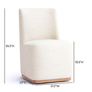 Melissa - Rolling Dining Chair - R&R Furniture Gallery (Fountain Valley, CA)