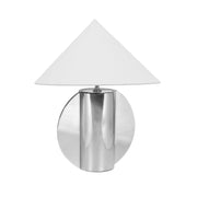 Geo - Semi-Circled Table Lamp - Chrome - R&R Furniture Gallery (Fountain Valley, CA)