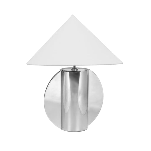 Geo - Semi-Circled Table Lamp - Chrome - R&R Furniture Gallery (Fountain Valley, CA)