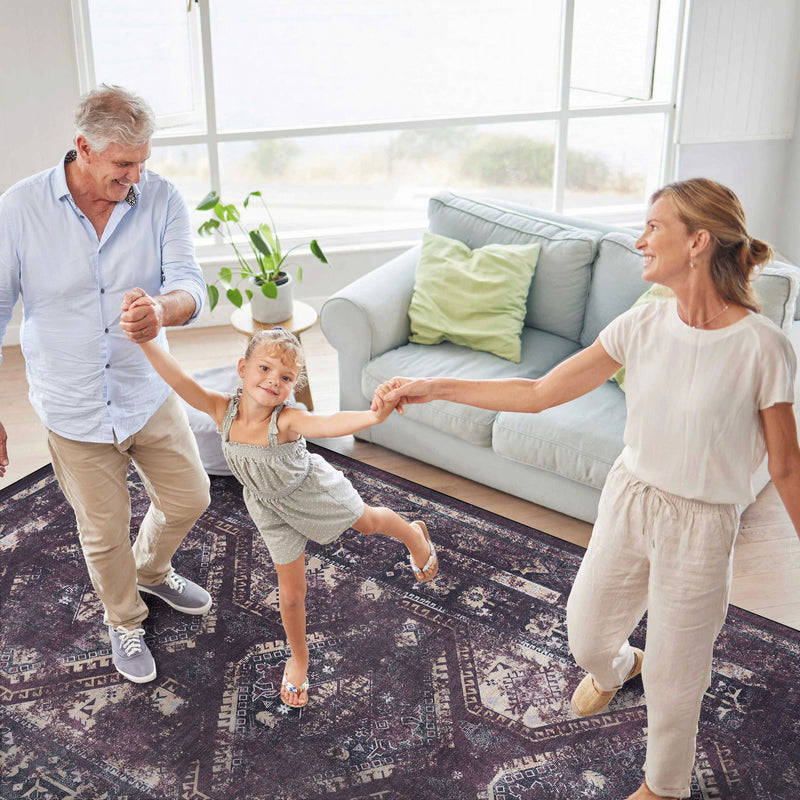 Maval - Trendy Washable Area Rug - R&R Furniture Gallery (Fountain Valley, CA)