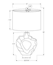 Lighting, Table Lamp, Modern - Cream - R&R Furniture Gallery (Fountain Valley, CA)