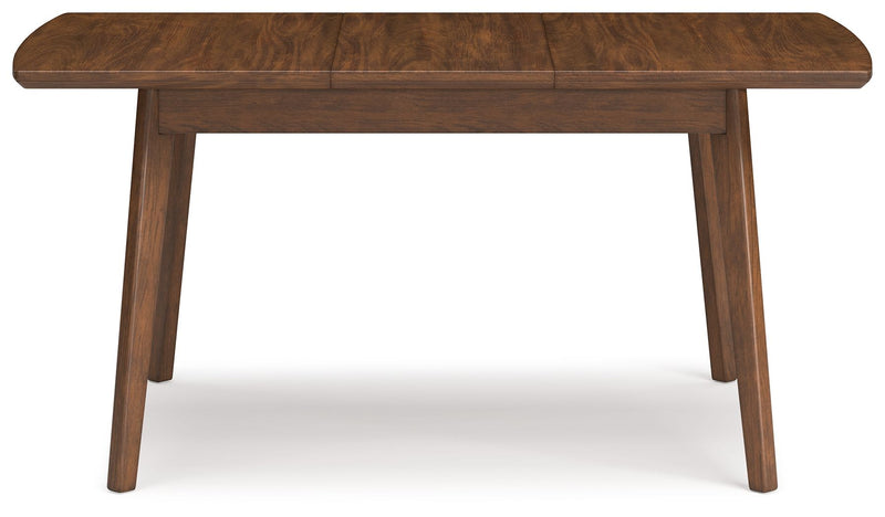 Lyncott - Rectangular Dining Room Butterfly Extension Table - Brown - R&R Furniture Gallery (Fountain Valley, CA)