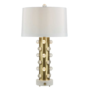 Glowing Bubbles - Table Lamp - Bright Brass