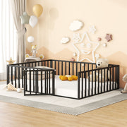 Metal Floor Bed Frame With Fence And Door - R&R Furniture Gallery (Fountain Valley, CA)