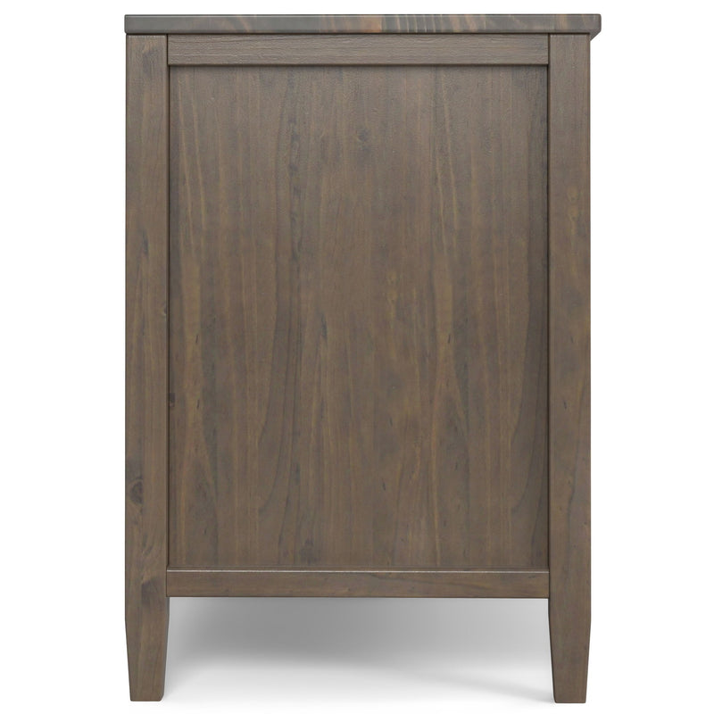 Ela - TV Media Stand - Smoky Brown - R&R Furniture Gallery (Fountain Valley, CA)