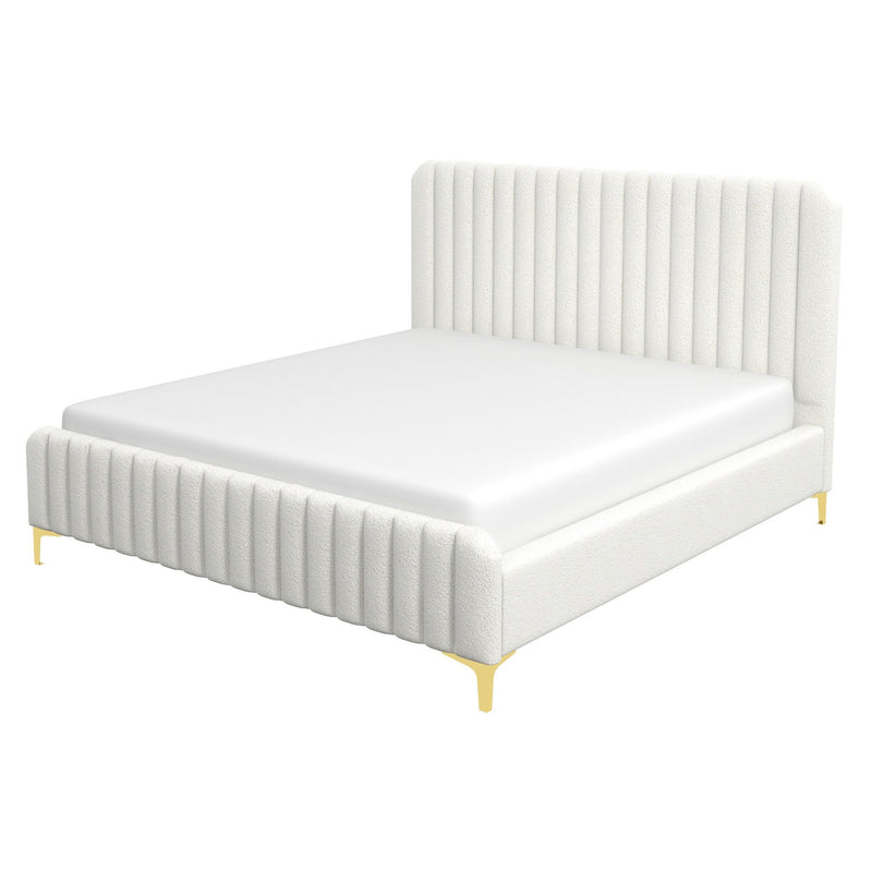 Valery - Upholstered Platform Bed - R&R Furniture Gallery (Fountain Valley, CA)