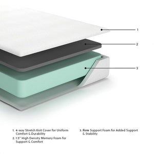 10 Inch Chime Memory Foam - Firm Memory Foam Mattress - R&R Furniture Gallery (Fountain Valley, CA)