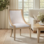 Upholstered Dining Chair With Nailhead Trim - R&R Furniture Gallery (Fountain Valley, CA)