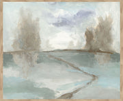 Blue Forest - 48" x 72" Painting By Buddy Whitlock - Blue - R&R Furniture Gallery (Fountain Valley, CA)