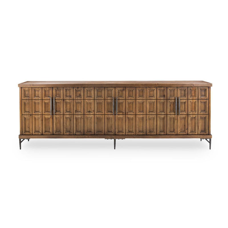 Willmark - 6 Door Iron Leg Sideboard - R&R Furniture Gallery (Fountain Valley, CA)