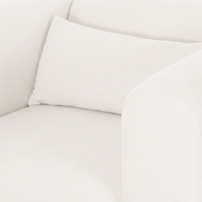 Tarra - Chenille Armchair - Cream - R&R Furniture Gallery (Fountain Valley, CA)