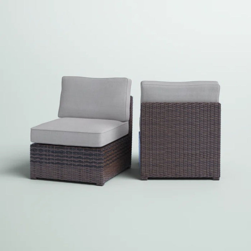 Armless Patio Chair With Cushions - R&R Furniture Gallery (Fountain Valley, CA)