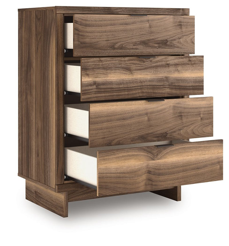 Chirason - Four Drawer Chest - Brown - R&R Furniture Gallery (Fountain Valley, CA)