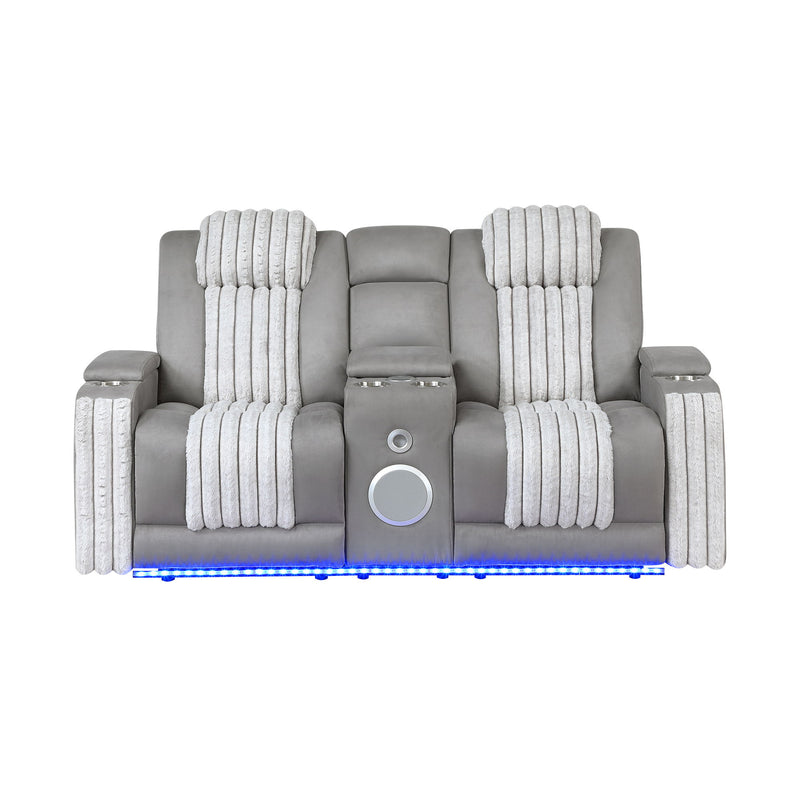Duran - Power Reclining Loveseat With Power Headrest - R&R Furniture Gallery (Fountain Valley, CA)