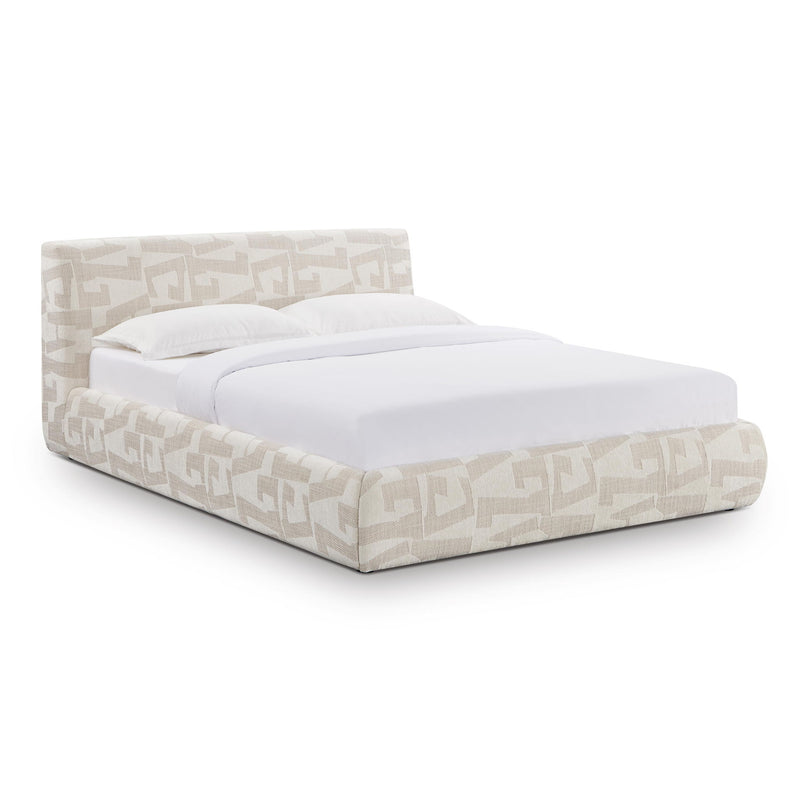 Isla - Jacquard Pattern King Bed - R&R Furniture Gallery (Fountain Valley, CA)
