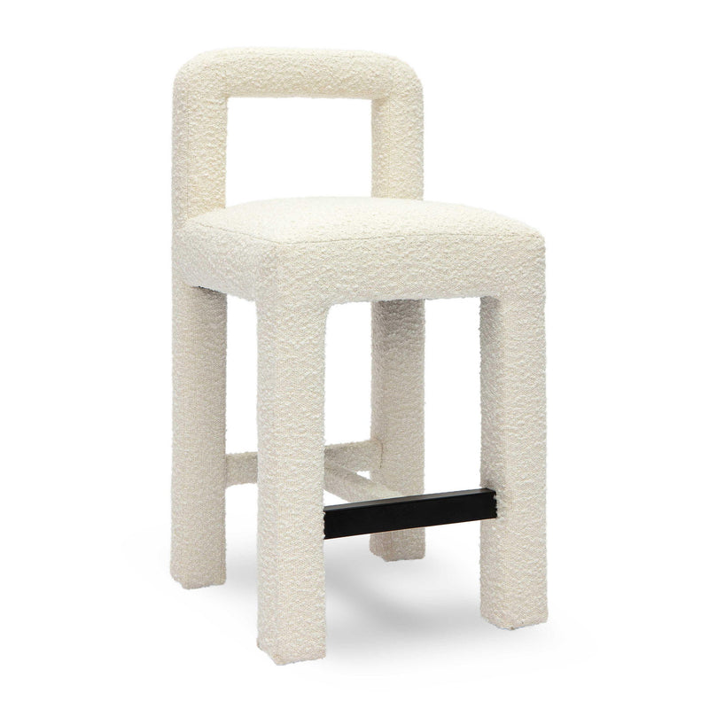 Hazel - Boucle Counter Stool - R&R Furniture Gallery (Fountain Valley, CA)