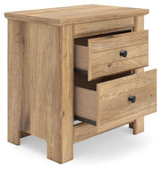 Makidern - Two Drawer Night Stand - R&R Furniture Gallery (Fountain Valley, CA)