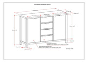 Hollander - Handcrafted Sideboard Buffet - R&R Furniture Gallery (Fountain Valley, CA)