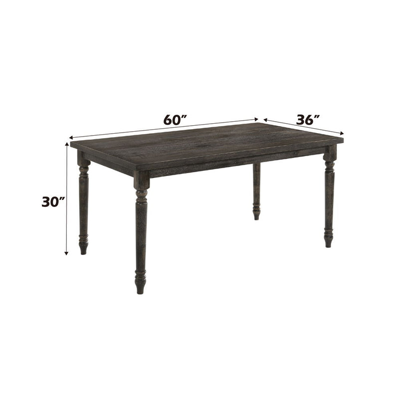 Claudia II - Dining Table - Weathered Gray - R&R Furniture Gallery (Fountain Valley, CA)