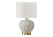 Transitional Lighting, Table Lamp, Resin - Cream - R&R Furniture Gallery (Fountain Valley, CA)