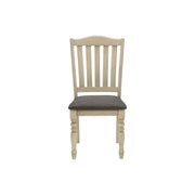 Dining Chair, Upholstered, Side, Transitional (Set of 2) - Gray - R&R Furniture Gallery (Fountain Valley, CA)