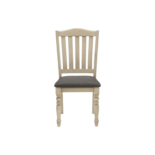Dining Chair, Upholstered, Side, Transitional (Set of 2) - Gray - R&R Furniture Gallery (Fountain Valley, CA)