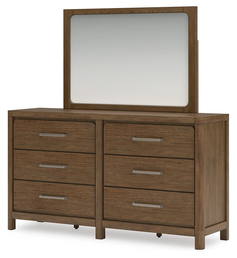 Cabalynn - Dresser And Mirror - Light Brown - R&R Furniture Gallery (Fountain Valley, CA)
