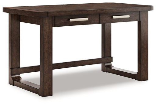 Breckington - Home Office Desk - Dark Brown - R&R Furniture Gallery (Fountain Valley, CA)