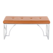 Lumi Source Constellation upholstered contemporary bench with a sleek design and plush cushioning for modern living spaces.
