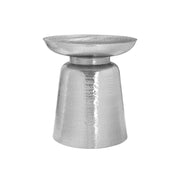 Drum Accent Side Table, Hammered Texture - R&R Furniture Gallery (Fountain Valley, CA)