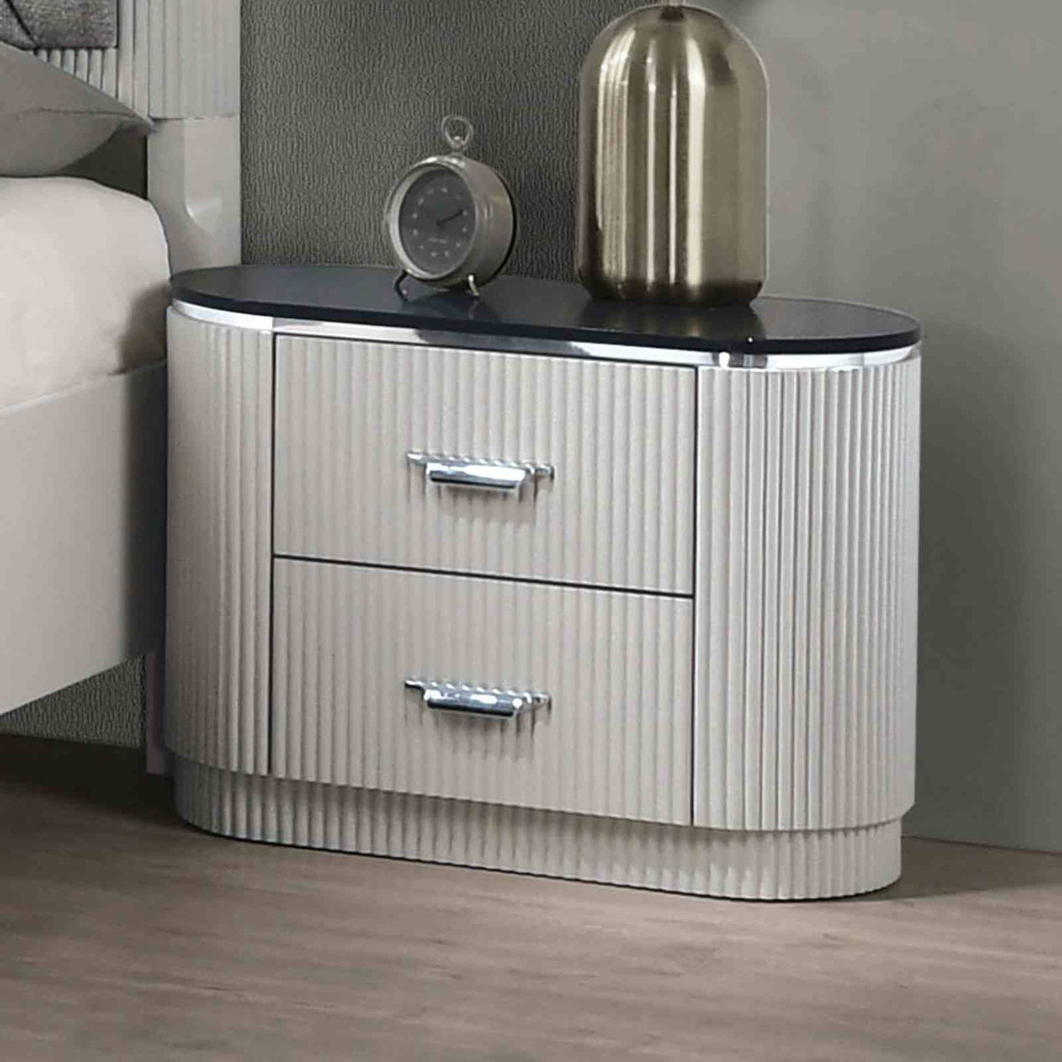 Aldgate - Nightstand, Light Gray