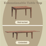 Mayah - Dining Table - Walnut - R&R Furniture Gallery (Fountain Valley, CA)
