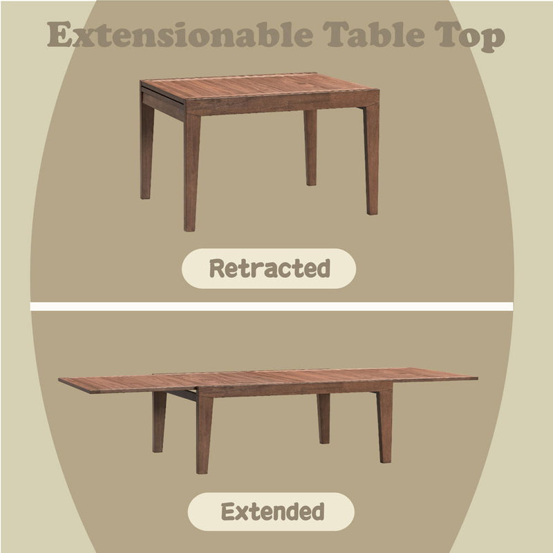 Mayah - Dining Table - Walnut - R&R Furniture Gallery (Fountain Valley, CA)