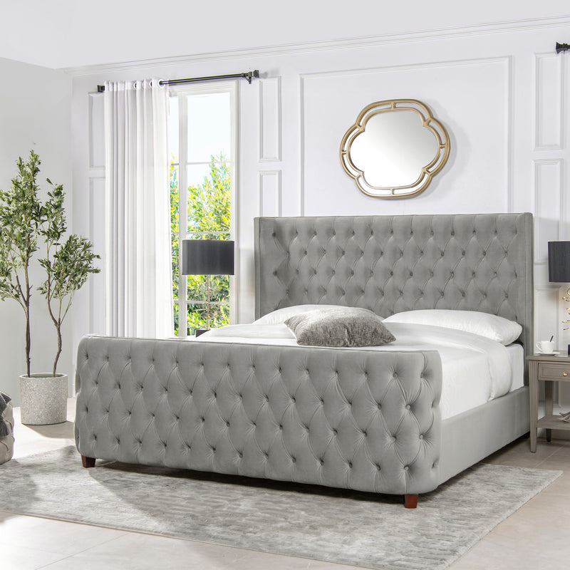 Brooklyn - Tufted Panel Bed Headboard And Footboard Set - R&R Furniture Gallery (Fountain Valley, CA)