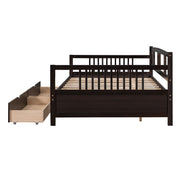 Modern DreamHaus multifunctional daybed with built-in storage drawers and sleek design, featuring a contemporary frame and plush upholstery.