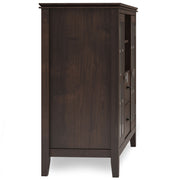 Artisan - Tall TV Media Stand - Dark Chestnut Brown - R&R Furniture Gallery (Fountain Valley, CA)