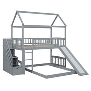House Bunk Bed With Slide - R&R Furniture Gallery (Fountain Valley, CA)