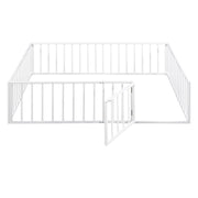 Metal Floor Bed Frame With Fence And Door - R&R Furniture Gallery (Fountain Valley, CA)