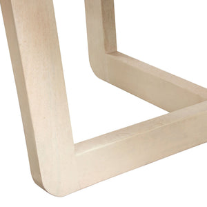 Solano 51" Round Solid Mango Wood Dining Table in Light Natural Grey Wash Finish by Diamond Sofa